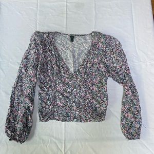 Wild Fable Flower Printed Top